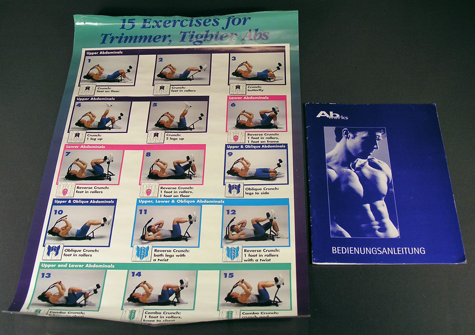 AB Works Nordic Track Bauch & Rückentrainer / Bauchtrainer klappbar