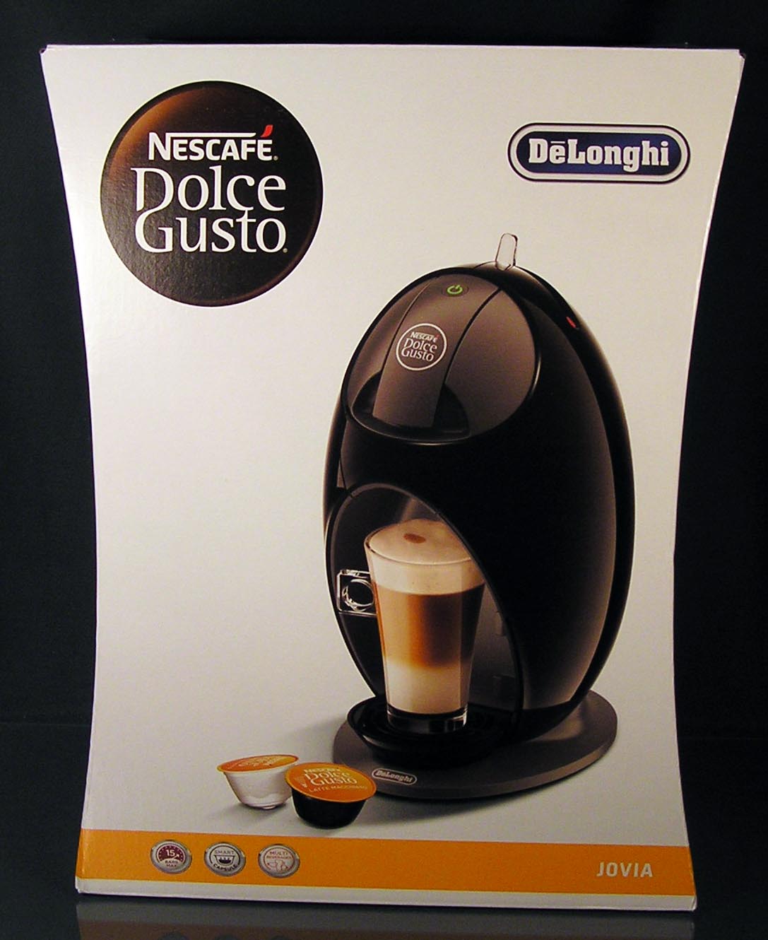 DeLonghi Jovia Schwarz EDG 250.B Nescafé Dolce Gusto Kaffee