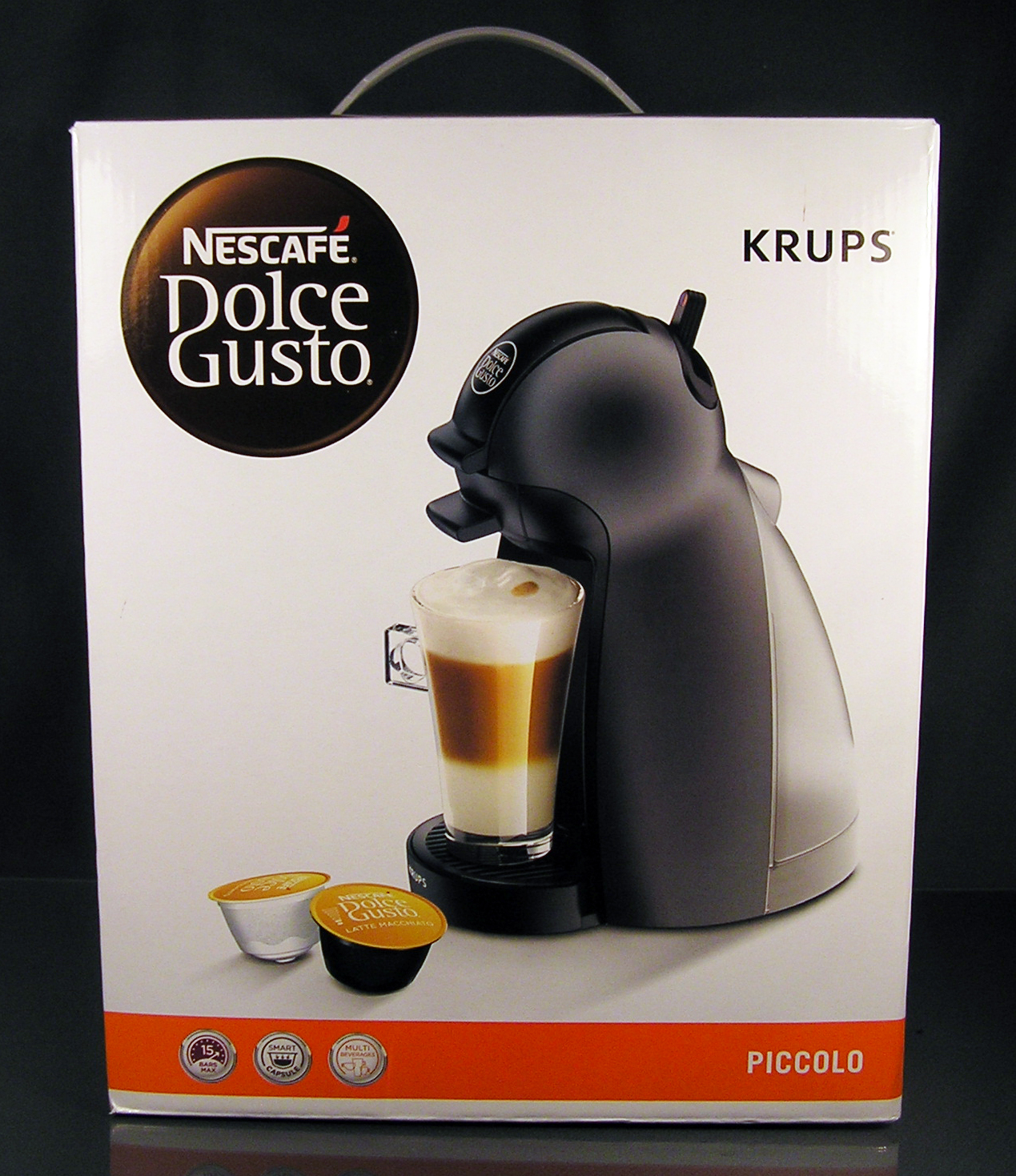 Krups Piccolo KP100B Anthrazit Nescafé Dolce Gusto Kaffeemaschine OVP NEU